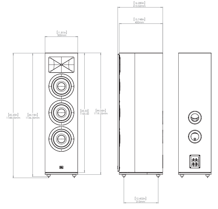 JBL HDI-3800 Floorstanding Speakers pair (FLOOR STOCK CLEARANCE) (BLACK FRIDAY SPECIAL)