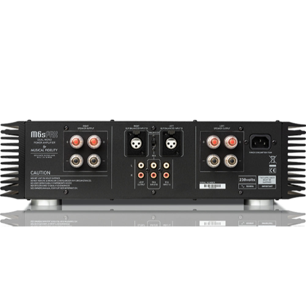 Musical Fidelity M6s PRX Stereo Power Amplifier | OPEN BOX SPECIAL