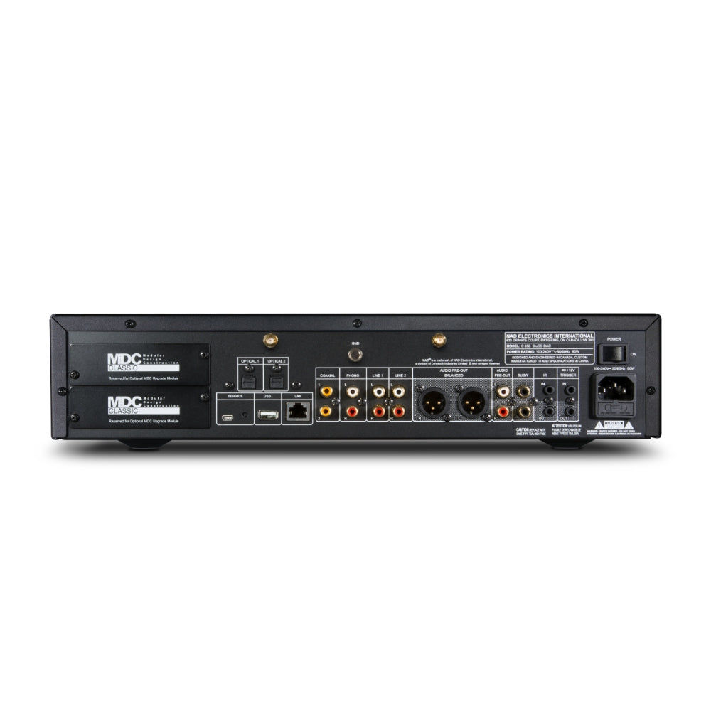 NAD C 658 Preamplifier-DAC-Music Streamer