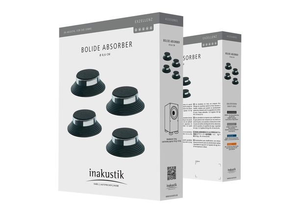 Inakustik Excellence Bolide Rubber dampning shock absorbers (Pack of Four)
